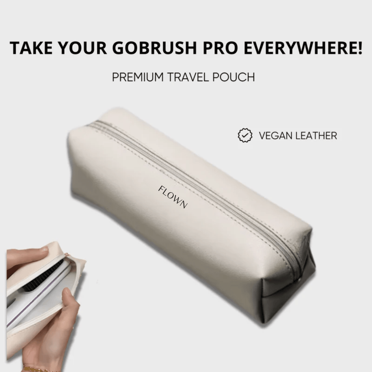Leather Pouch for GoBrush