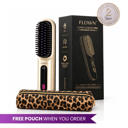 [NEW] FLOWN Portable Straightener Brush - GoBrush PRO