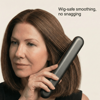 [NEW] FLOWN Portable Straightener Brush - GoBrush PRO + Free Leather Pouch