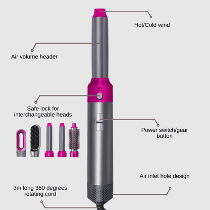 FLOWN 5-in-1 Airstyler: Your Ultimate Hair Styling Solution