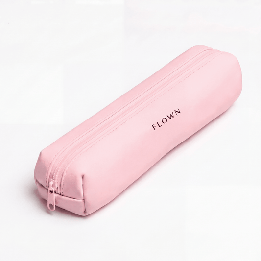 Pink Leather Pouch for GoBrush