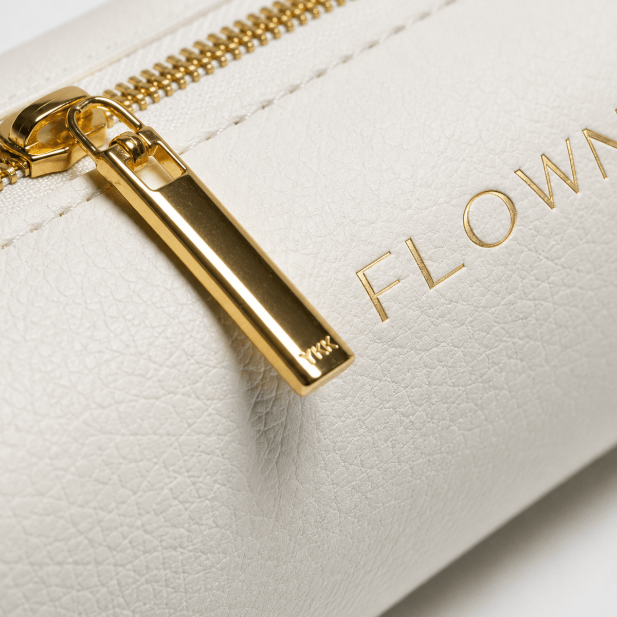 White Leather Pouch for GoBrush